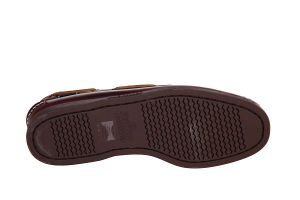 Sebago MS Docksides Portland Waxed Dark Brown  (70000G0-925) - Caramel (Sint-Job-in-’t-Goor)