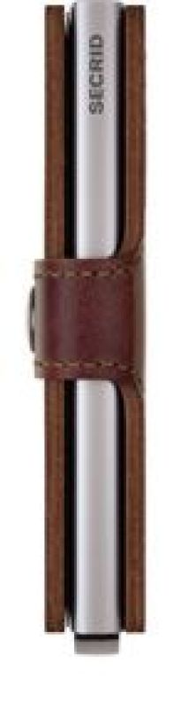 Secrid Miniwallet Vintage Bruine Portefeuille  (MV-BROWN) - Caramel (Sint-Job-in-’t-Goor)