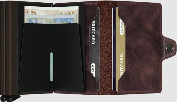 Secrid Twinwallet Vintage Chocolate  (TV-chocolate) - Caramel (Sint-Job-in-’t-Goor)