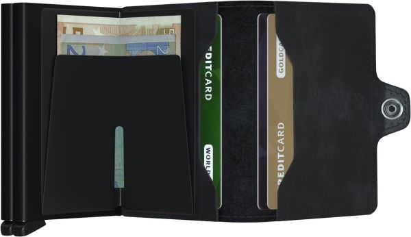 Secrid Twinwallet Vintage Zwart  (TV-BLACK) - Caramel (Sint-Job-in-’t-Goor)