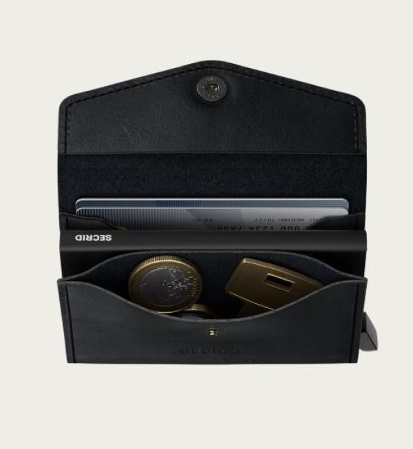 Secrid Envelope Vintage Black  (EV-black) - Caramel (Sint-Job-in-’t-Goor)