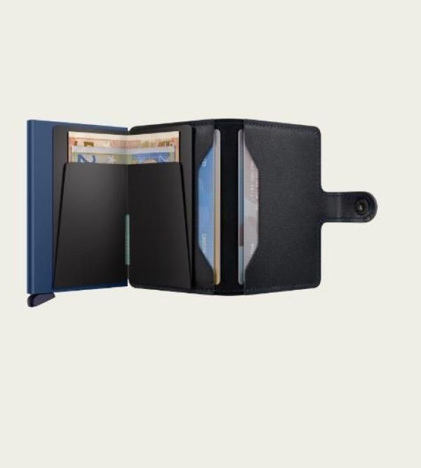 Secrid Miniwallet Original Black-Navy  (M-black navy) - Caramel (Sint-Job-in-’t-Goor)