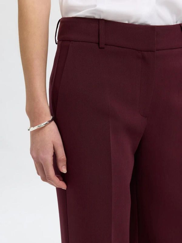 Selected Femme Rita MW Wida Pant Fig Melange  (16094206 fig) - Caramel (Sint-Job-in-’t-Goor)