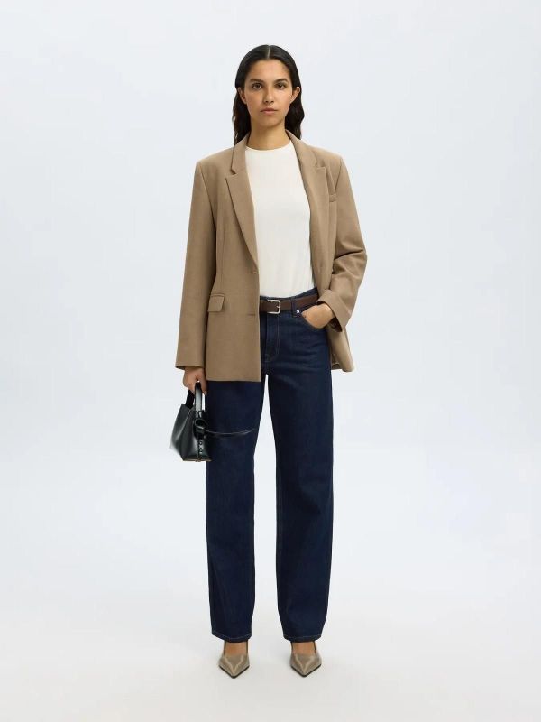 Selected Femme Straight Bea-Kori Jeans MW 
