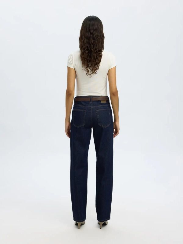 Selected Femme Straight Bea-Kori Jeans MW 