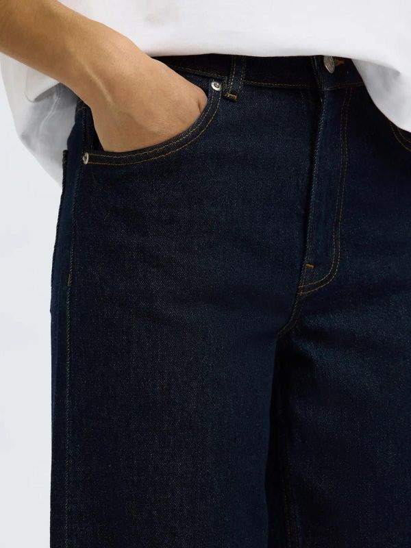 Selected Femme Wide Bea-Kori HW Jeans 