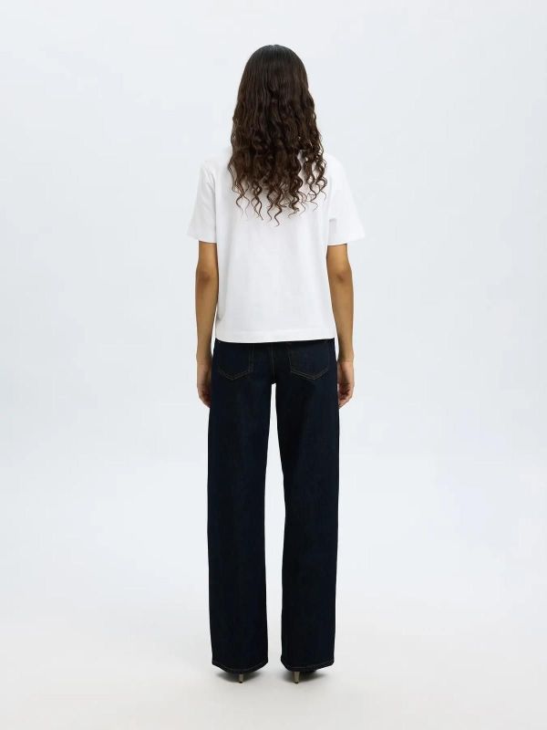 Selected Femme Wide Bea-Kori HW Jeans 
