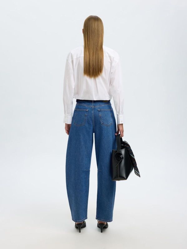 SLW Loose Barrel Ane-Kori Jeans Medium Blue Denim  (16099386 medium blue) - Caramel (Sint-Job-in-’t-Goor)