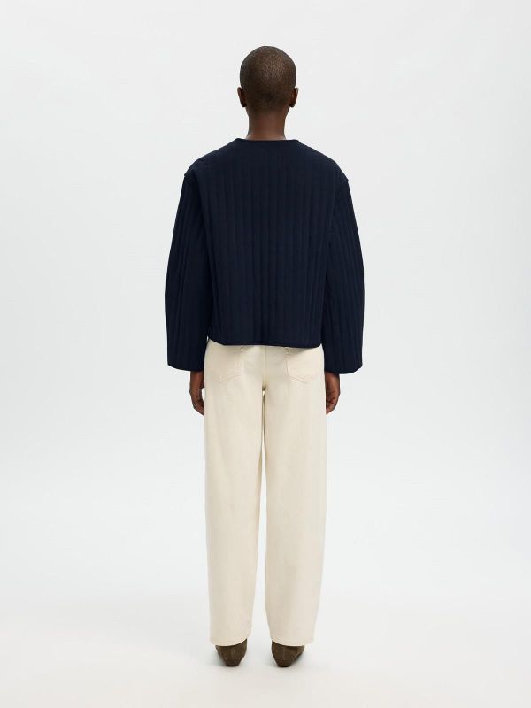 SLF Malina Quilted Jacket Dark Sapphire  (16099784 DARK SAPPHIRE) - Caramel (Sint-Job-in-’t-Goor)