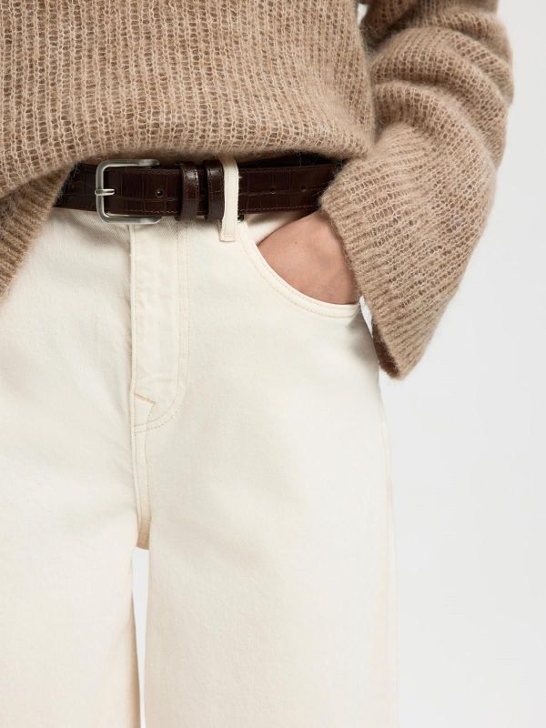 SLF Barrel Ebba HW Jeans Egret  (16100266 EGRET) - Caramel (Sint-Job-in-’t-Goor)