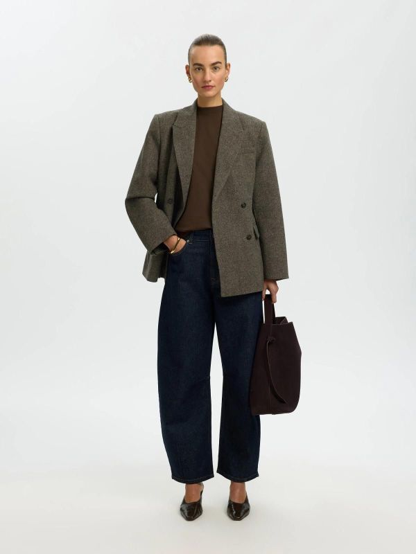 SLW Colwoman 2/4 Oversized Tee Delicioso  (16097896 delicioso) - Caramel (Sint-Job-in-’t-Goor)