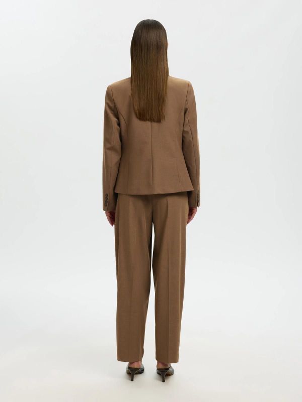 SLW Fitted Signe Blazer Toffee  (16101746 toffee ) - Caramel (Sint-Job-in-’t-Goor)