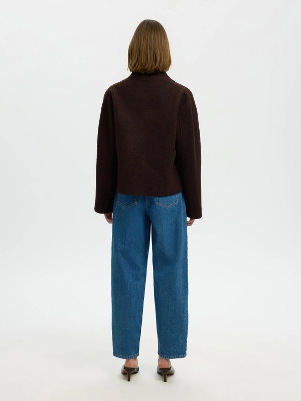 SLW Jacqueline Wool Blend Jacket Delicioso Melange  (16101778 delicioso ) - Caramel (Sint-Job-in-’t-Goor)