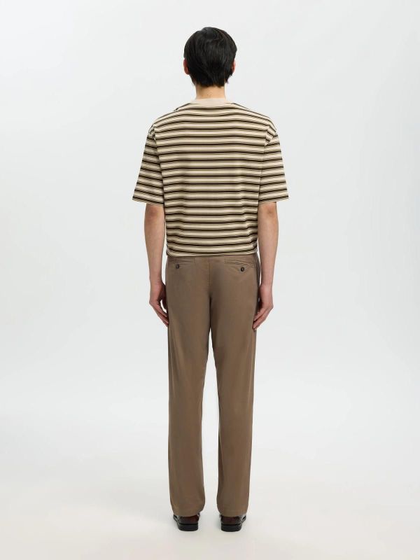 Selected M175-Slim New Miles Flex Pant Chocolate Chip 