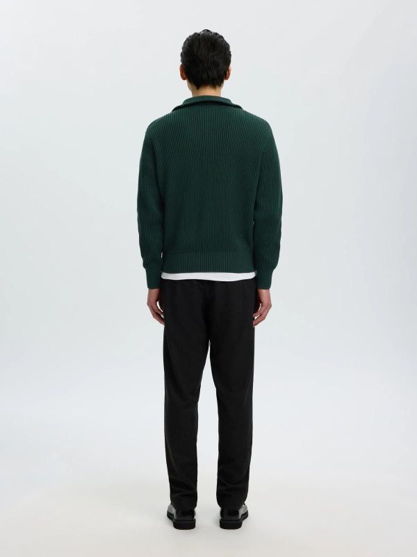SLM Dry LS Knit Half Zip Pine Grove  (16094566 pine grove ) - Caramel (Sint-Job-in-’t-Goor)