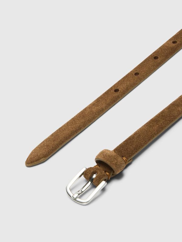 SLW Iona Slim Belt Tan  (16101065 TAN) - Caramel (Sint-Job-in-’t-Goor)