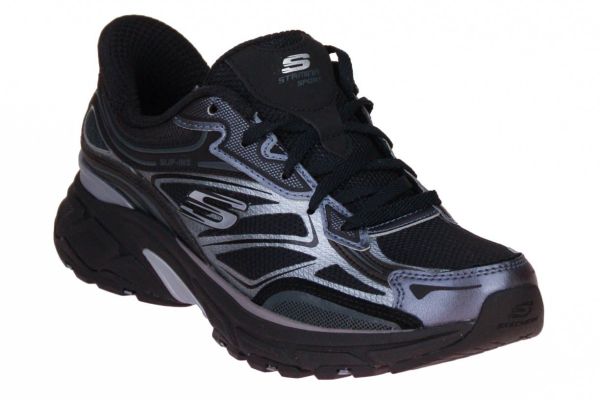 Skechers Slip-Ins Stamina Sport Sneaker Zwart  (150710-BLK) - Caramel (Sint-Job-in-’t-Goor)