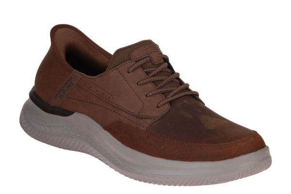 Skechers Slip-Ins Hasting Rory Dark Brown  (205211-CDB) - Caramel (Sint-Job-in-’t-Goor)