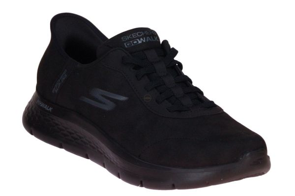 Skechers Slip-Ins Go Walk Flex Smooth Motion Black  (216326-BBK) - Caramel (Sint-Job-in-’t-Goor)