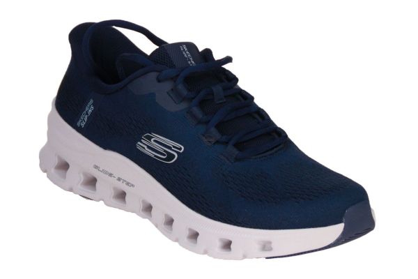 Skechers Slip-Ins Glide-Step Pro Elron Vegan Navy  (232941-NVY) - Caramel (Sint-Job-in-’t-Goor)