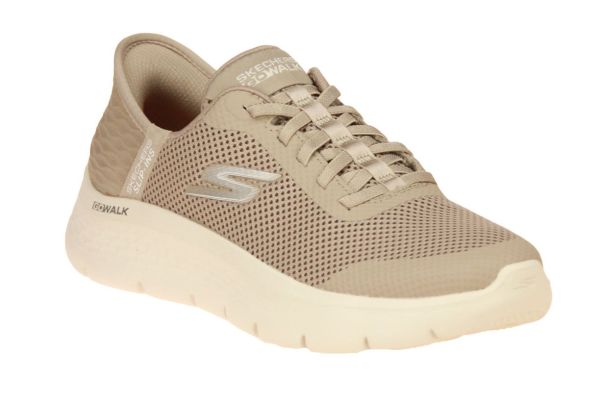 Skechers Slip-ins Go Walk Flex Taupe  (124836-TPE) - Caramel (Sint-Job-in-’t-Goor)