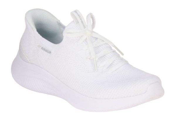 Skechers Slip-Ins Ultra Flex 4.0 White  (150801-WHT) - Caramel (Sint-Job-in-’t-Goor)