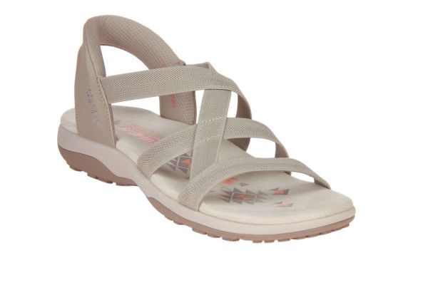 Skechers Slip-Ins Sandaal Taupe  (163460-TPE) - Caramel (Sint-Job-in-’t-Goor)