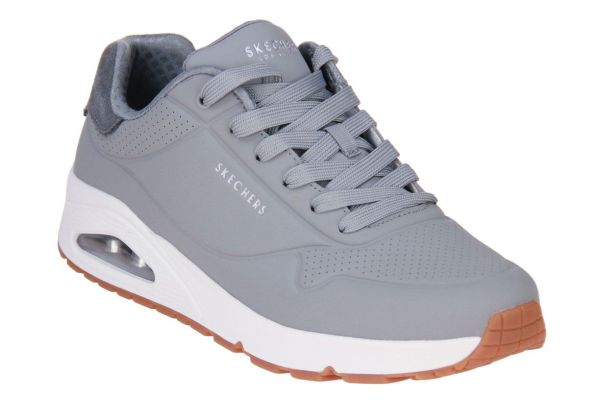 Skechers Uno Suited On Air Light Gray  (183004-LTGY) - Caramel (Sint-Job-in-’t-Goor)