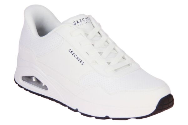 Skechers Slip-Ins Uno Banksia Luxe White  (183023-WHT) - Caramel (Sint-Job-in-’t-Goor)