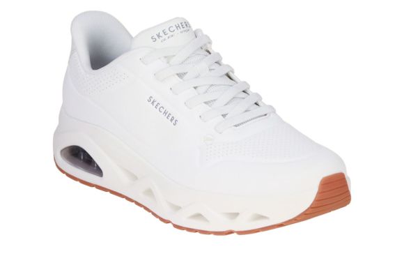 Skechers Slip-Ins Uno Glide Step White  (183420-WHT) - Caramel (Sint-Job-in-’t-Goor)
