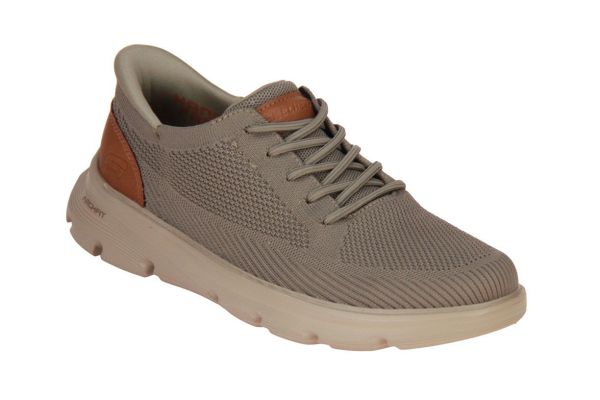 Skechers Slip-Ins Archfit Garza-Octavious Khaki  (205700-KHK) - Caramel (Sint-Job-in-’t-Goor)