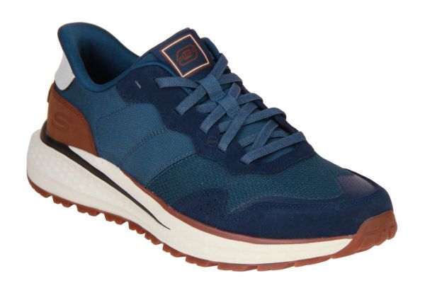 Skechers Slip-Ins Slade Ultra Mercer Blue  (211069-BLU) - Caramel (Sint-Job-in-’t-Goor)