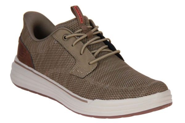Skechers Slip-Ins Sterling Ramone Taupe  (211196-TPE) - Caramel (Sint-Job-in-’t-Goor)