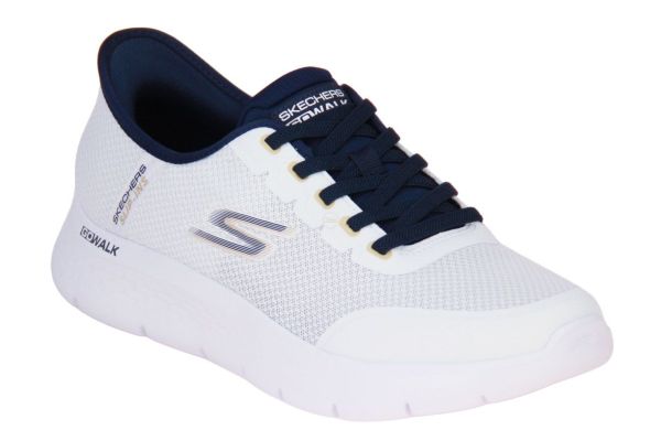 Skechers Slip-Ins Go Walk Flex Netro White/Navy  (216332-WNV) - Caramel (Sint-Job-in-’t-Goor)