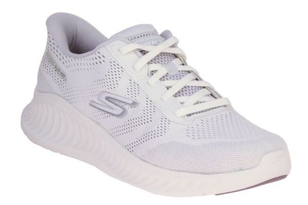 Skechers Slip-Ins Go Walk Now White/Gray  (216375-WGY) - Caramel (Sint-Job-in-’t-Goor)
