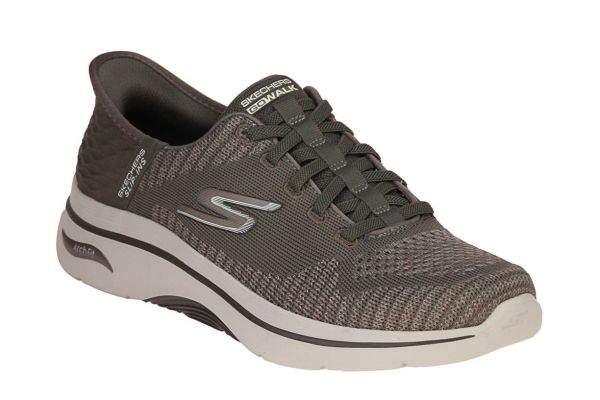 Skechers Slip-Ins Go Walk Arch Fit 2.0 Taupe  (216601-TPE) - Caramel (Sint-Job-in-’t-Goor)