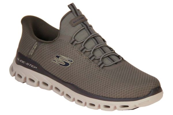 Skechers Glide-Step Noxus Brown/Natural  (233010-BRNT) - Caramel (Sint-Job-in-’t-Goor)