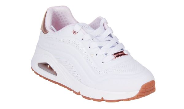 Skechers Uno Gen1 Shimmer Wave White  (310286L-WHT) - Caramel (Sint-Job-in-’t-Goor)