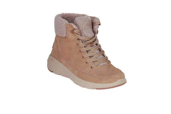 Skechers Go Walk Boots Glacial Ultra-Mara Chestnut  (144233-CSNT) - Caramel (Sint-Job-in-’t-Goor)