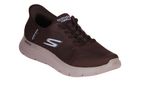 Skechers Slip-Ins Go Walk Flex Hands Up Chocolate  (216324-CHOC) - Caramel (Sint-Job-in-’t-Goor)