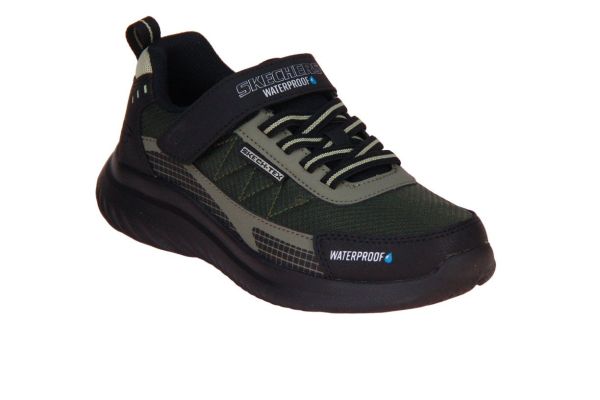 Skechers Waterproof Bounder 2.0 Aqua Pace Black/Olive  (406341L-BKOL) - Caramel (Sint-Job-in-’t-Goor)