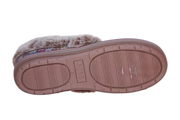 Skechers Bobs Too Cozy Chic Cat Multi Pantoffel  (33347-MLT) - Caramel (Sint-Job-in-’t-Goor)