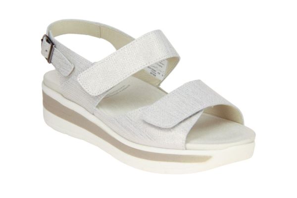 Solidus Greta Sandaal Wit G-leest  (48031-10341) - Caramel (Sint-Job-in-’t-Goor)