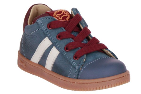 Stones and Bones Nepo Blauwe Sneaker  (NEPO denim-bordo) - Caramel (Sint-Job-in-’t-Goor)