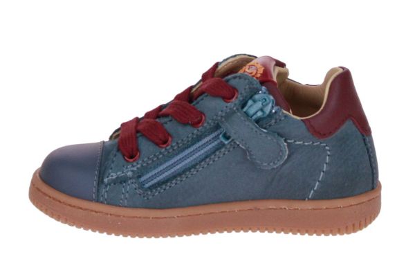 Stones and Bones Nepo Blauwe Sneaker  (NEPO denim-bordo) - Caramel (Sint-Job-in-’t-Goor)