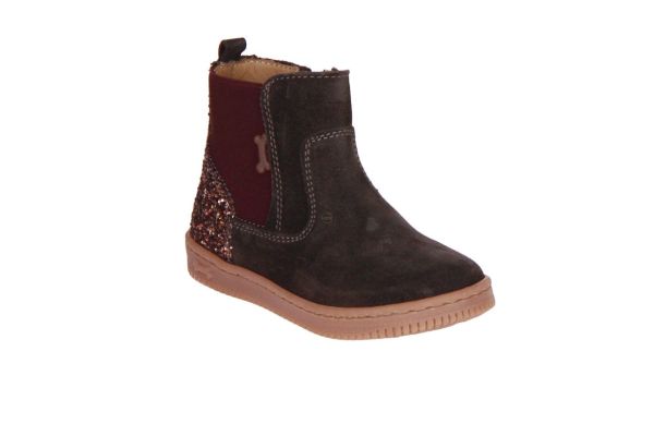 Stones and Bones Neki Korte Laars Bruin-Brons  (5137 ebony bronze) - Caramel (Sint-Job-in-’t-Goor)