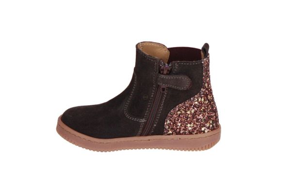 Stones and Bones Neki Korte Laars Bruin-Brons  (5137 ebony bronze) - Caramel (Sint-Job-in-’t-Goor)