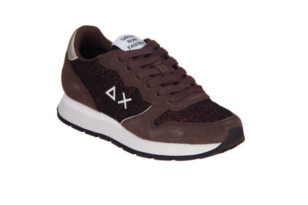 SUN68 Ally Glitter Textile Marrone  (Z46204-08) - Caramel (Sint-Job-in-’t-Goor)