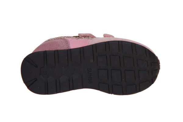 SUN68 Girl's Stargirl Glitter Logo Baby Rosa Scuro  (Z46423B-57) - Caramel (Sint-Job-in-’t-Goor)