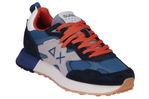 SUN68 Jaki Outdoor Sneaker Blauw  (Z45116-80) - Caramel (Sint-Job-in-’t-Goor)
